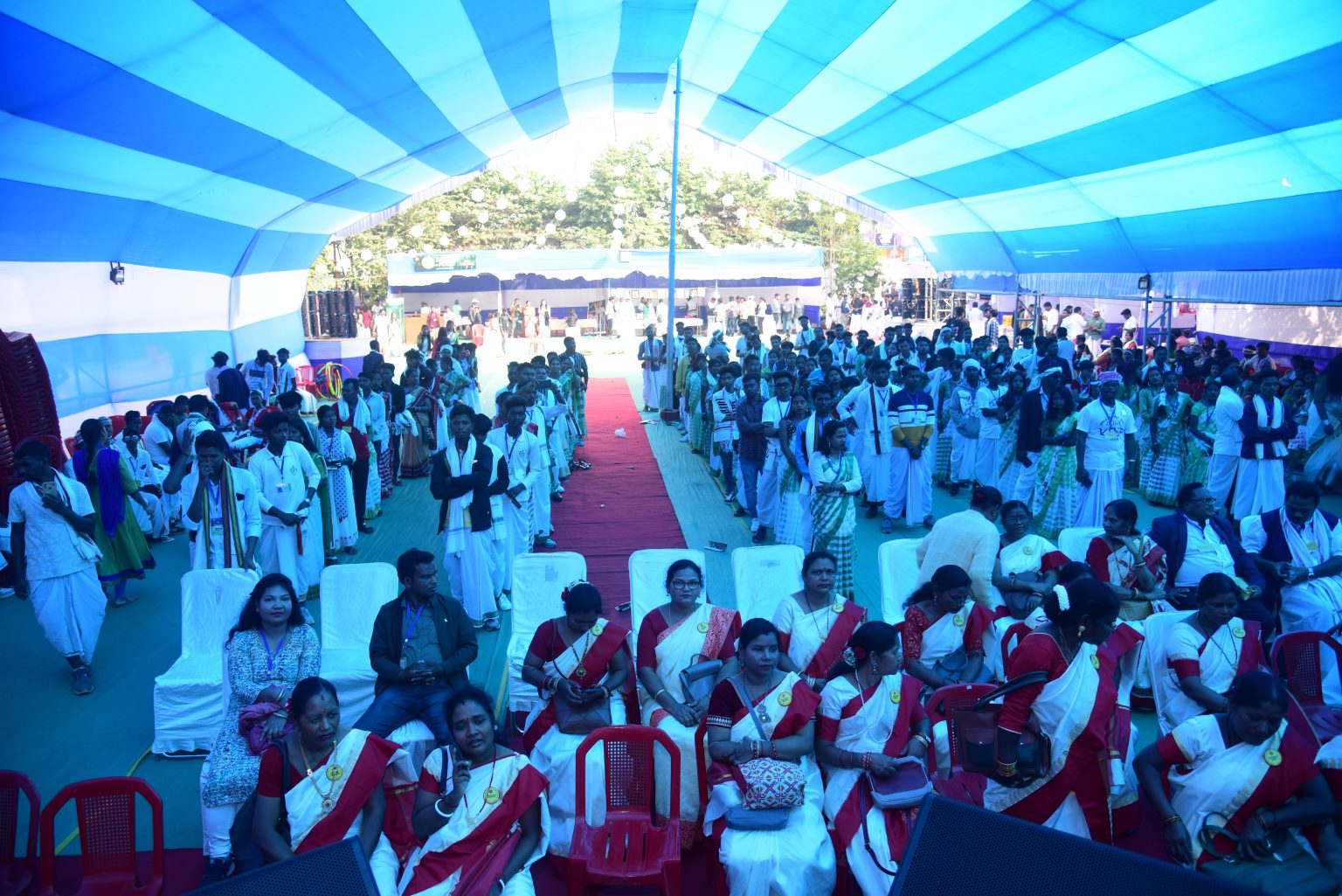 People gathered at a National Ho Youth Meet event