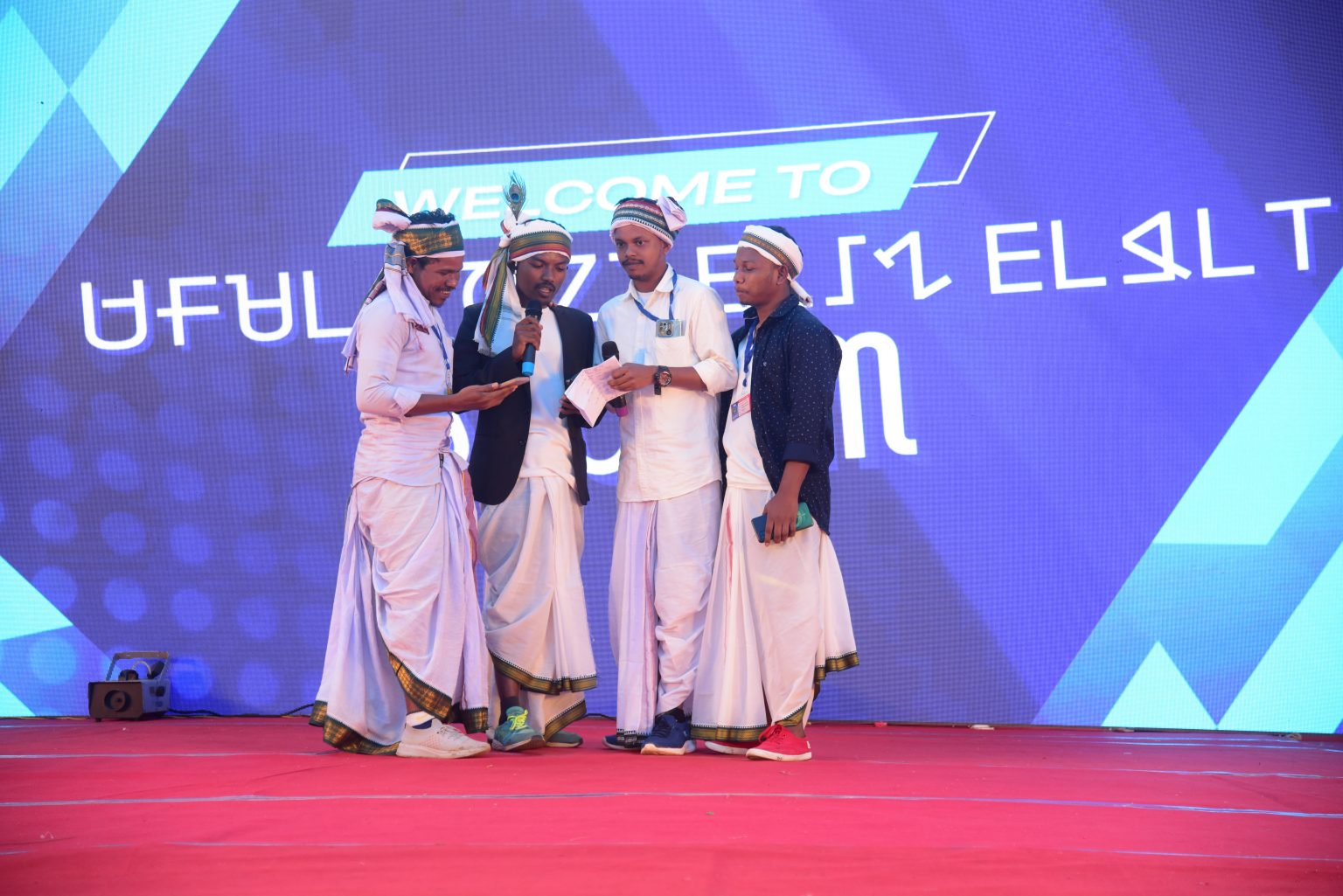 NHYM participants on stage